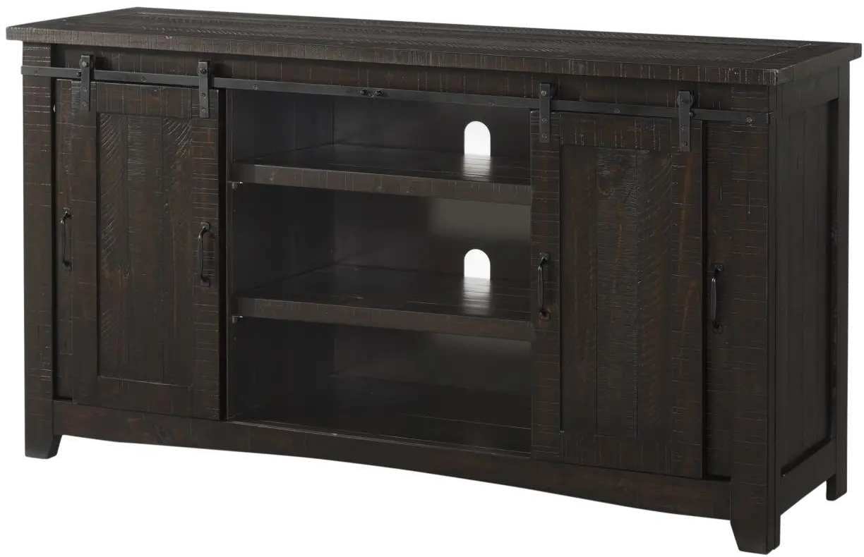 Camden Espresso Brown Farmhouse TV Stand-1