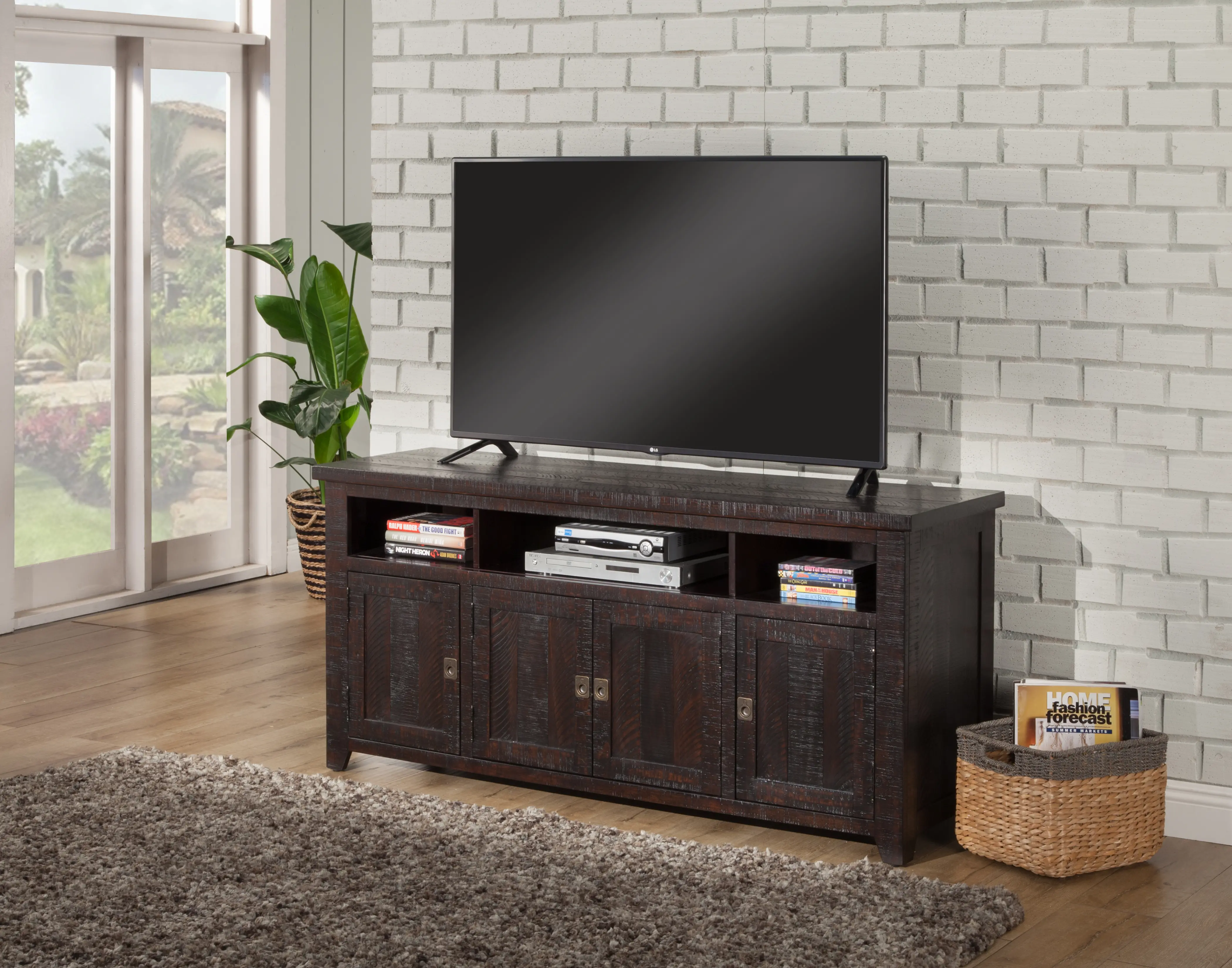 Cressa Espresso 65 Inch TV Stand-2