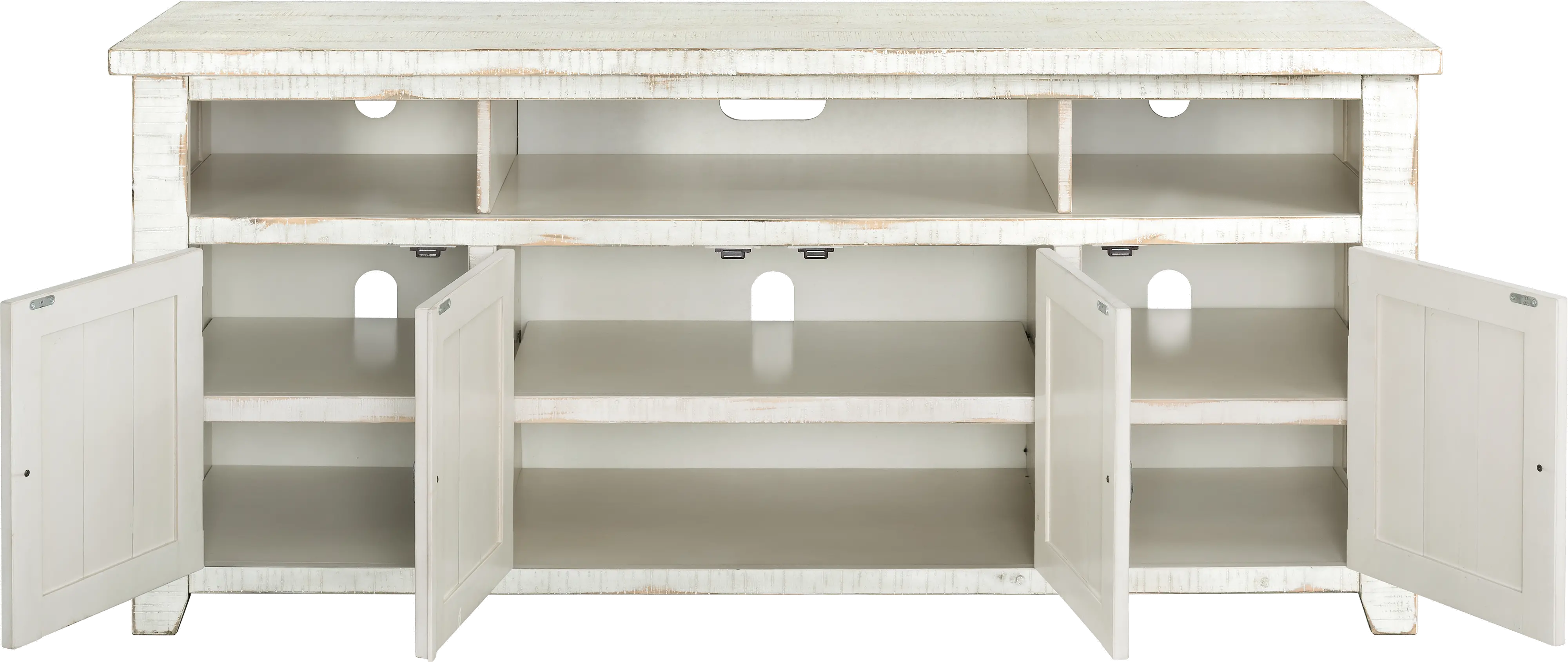 Cressa Antique White 65 Inch TV Stand-1