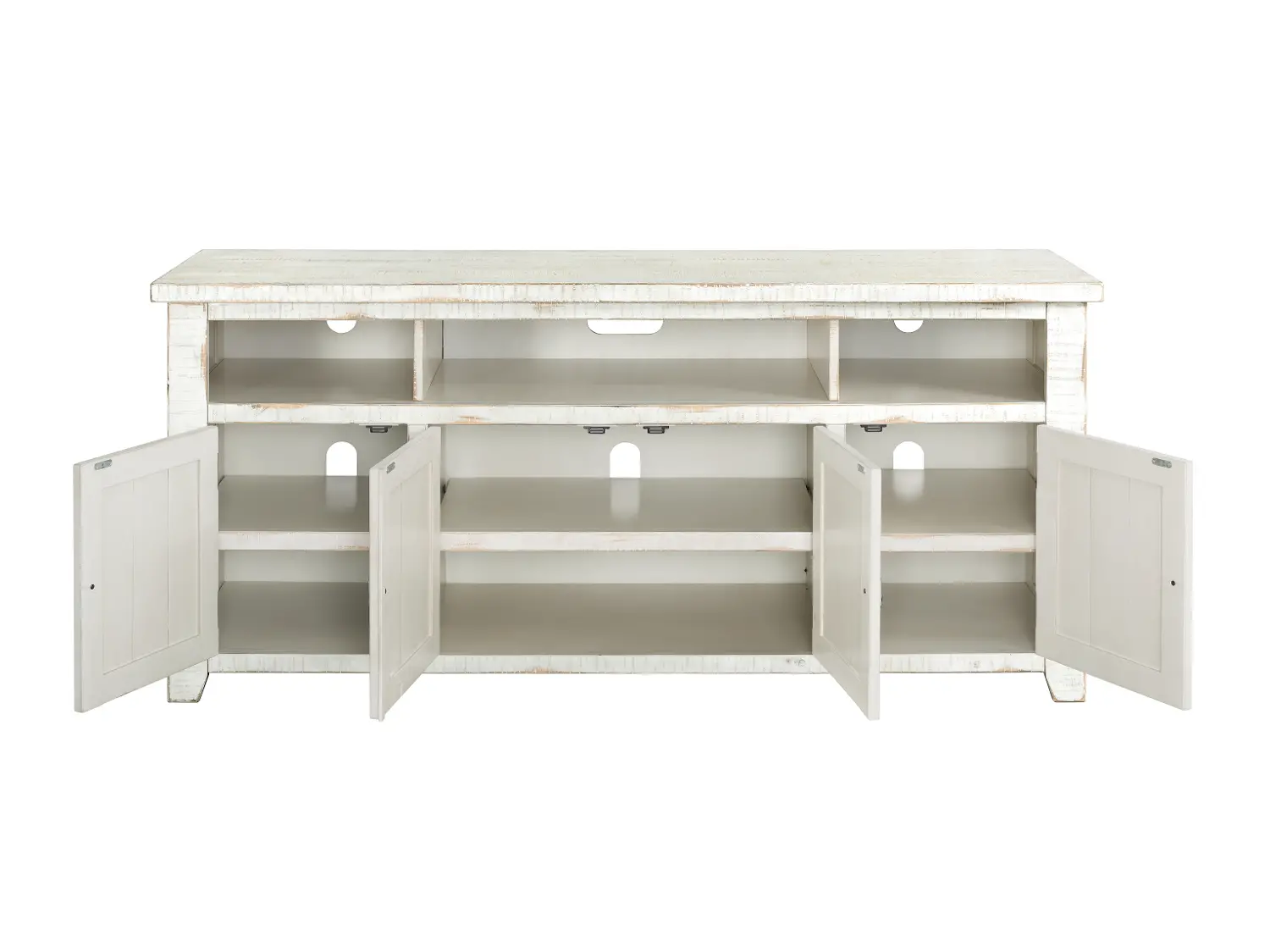 Cressa Antique White 65 Inch TV Stand-1