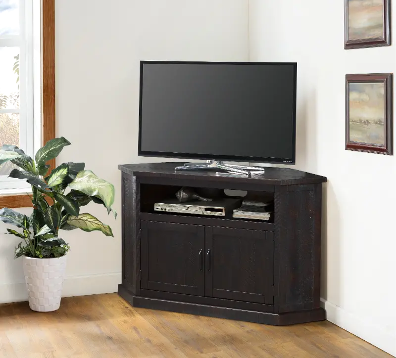 Espresso 55 Inch Corner TV Stand