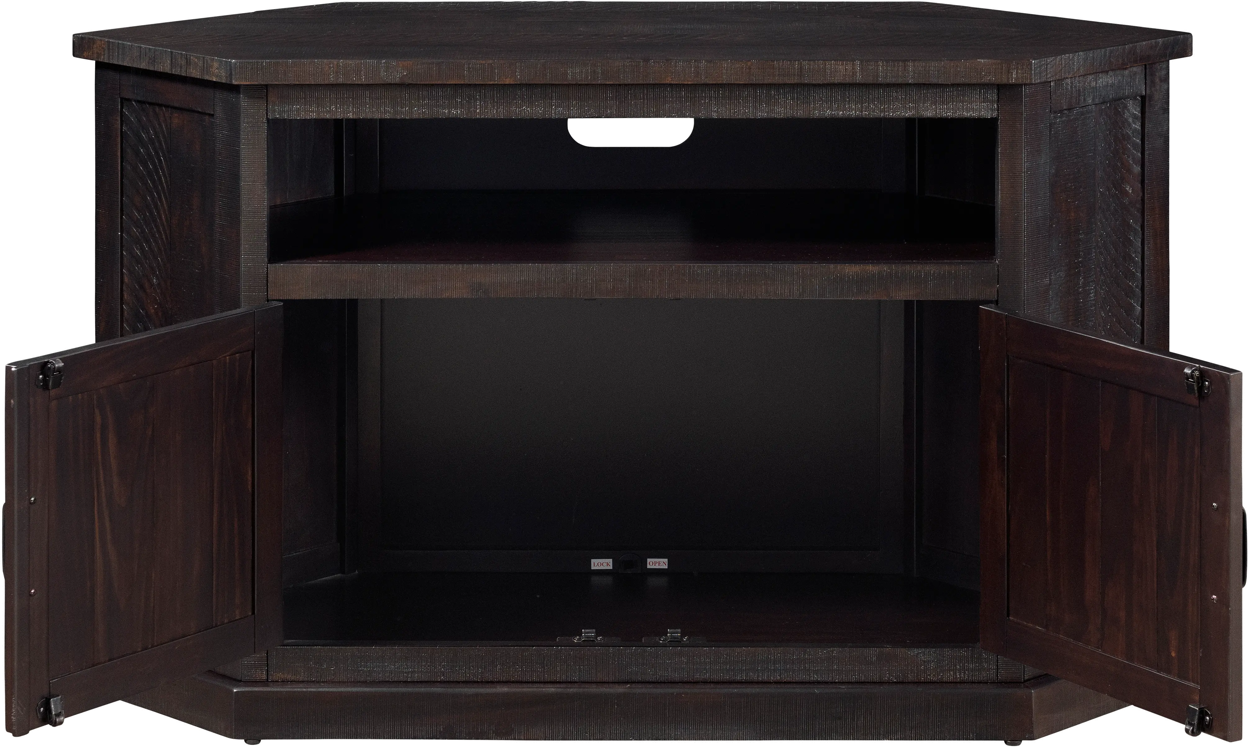 Espresso 55 Inch Corner TV Stand-1