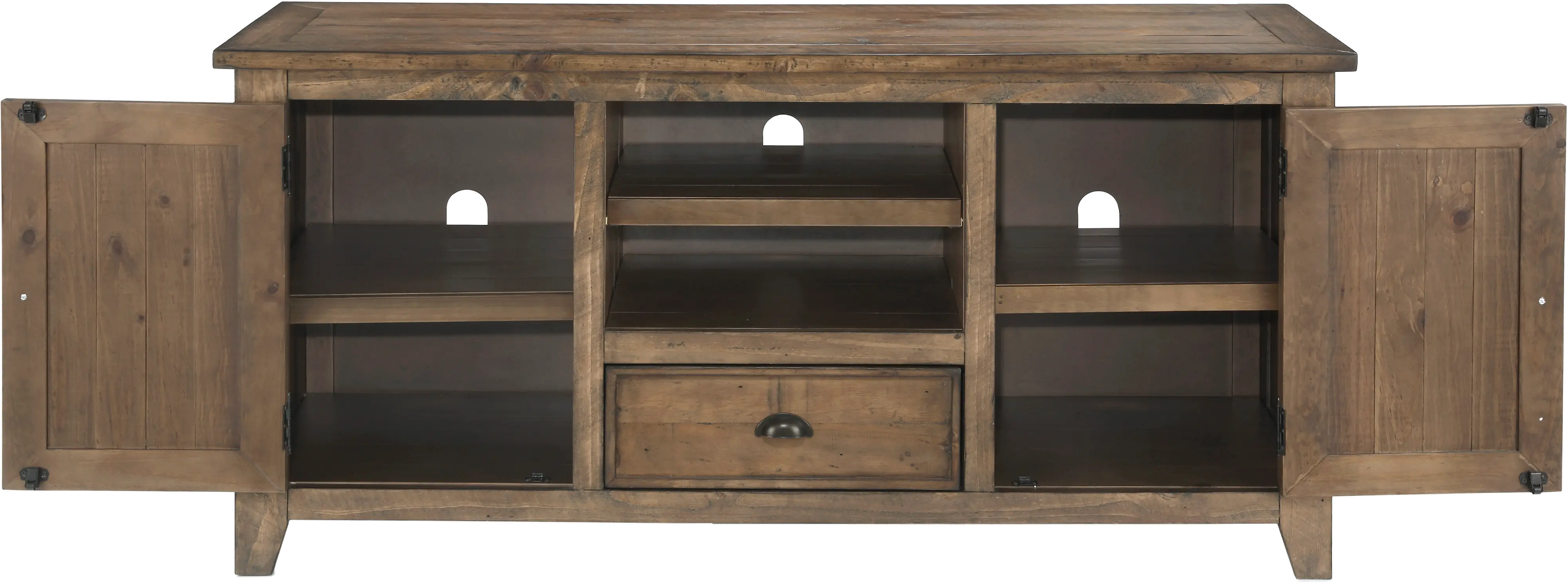 Natural Wood 60 Inch TV Stand-4