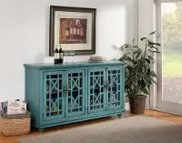 Jules Teal 63 Inch TV Stand