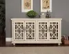 Jules Antique White 63 Inch TV Stand