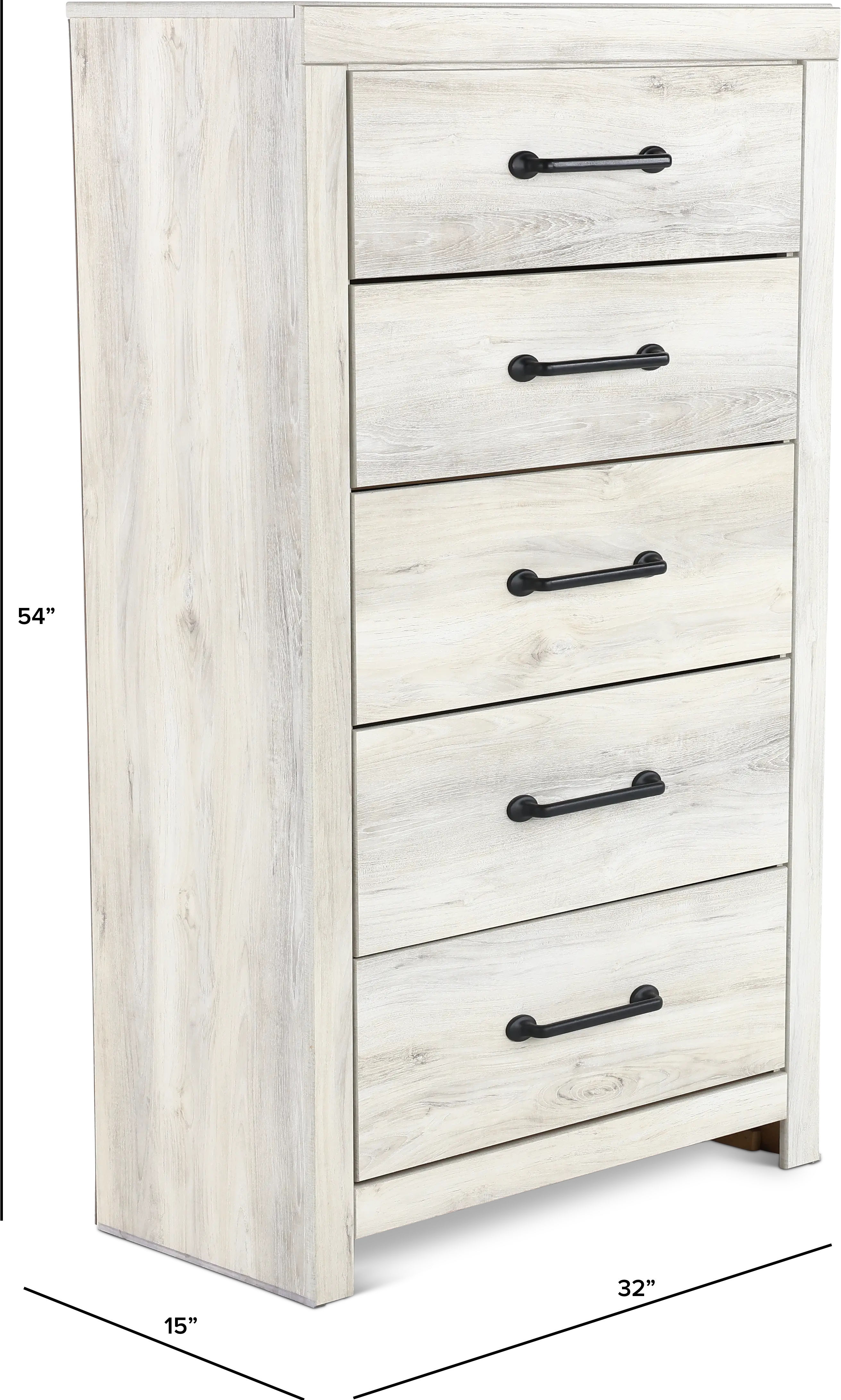 Sunrise Park Whitewash Chest of Drawers-3