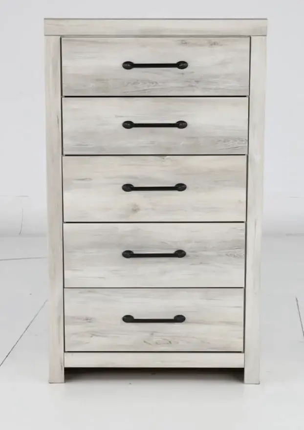 Sunrise Park Whitewash Chest of Drawers-5