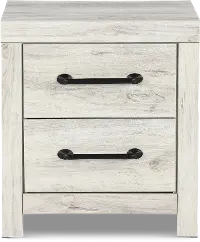 Sunrise Park Whitewash Nightstand