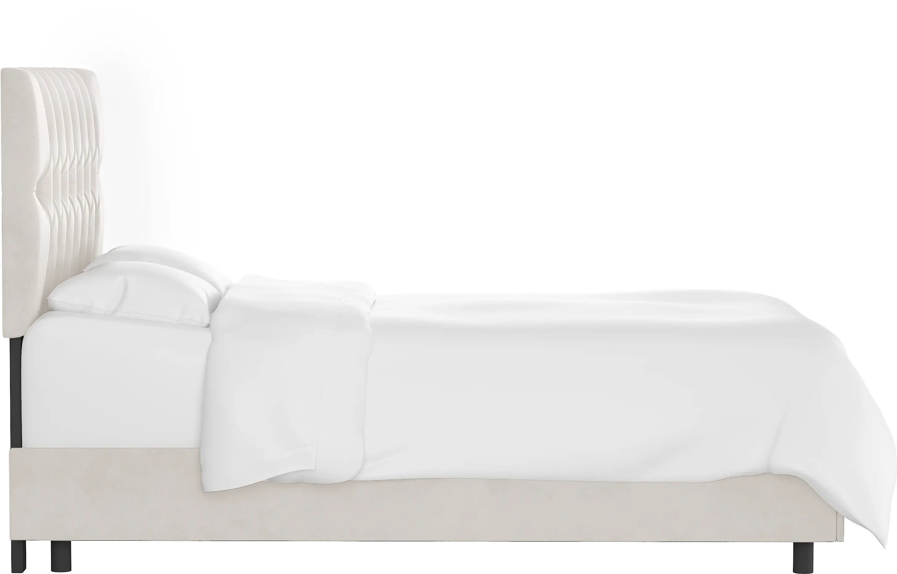 543BEDVLVLGHGR Julia Velvet Light Gray Tufted King Upholstered Bed - Skyline Furniture-4
