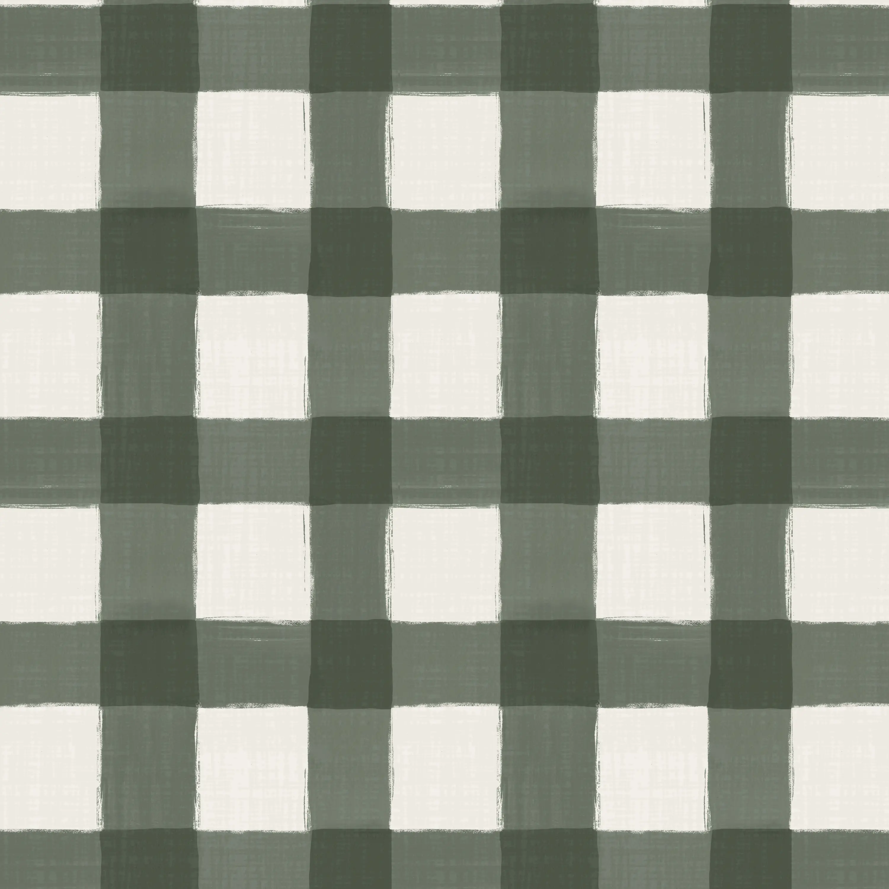 57-2BFLSQRSG Green Plaid Buffalo Check Square Ottoman-2