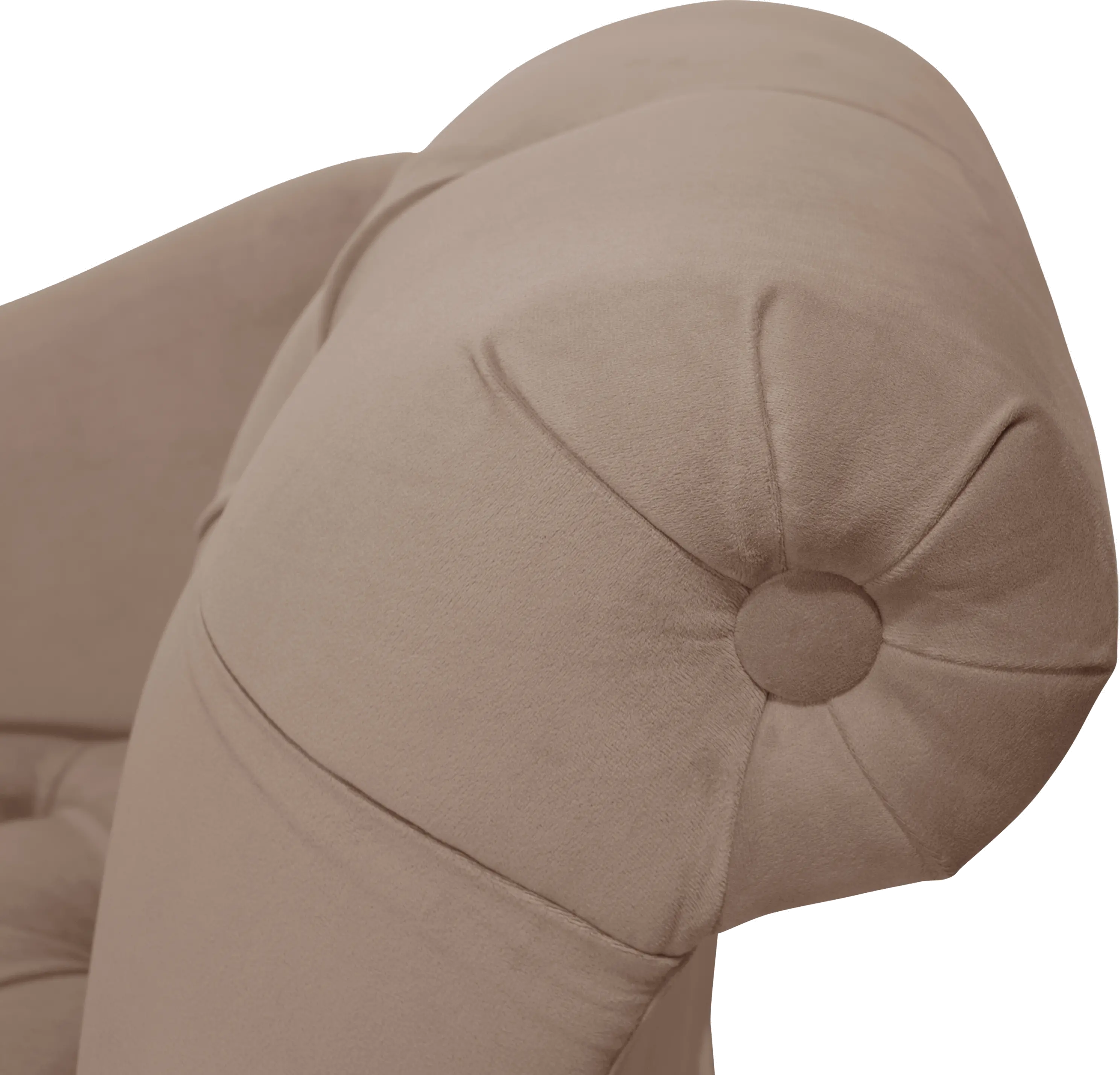 6006VLVCC Edith Cocoa Brown Velvet Tufted Lounge Chaise - Skyline Furniture-6