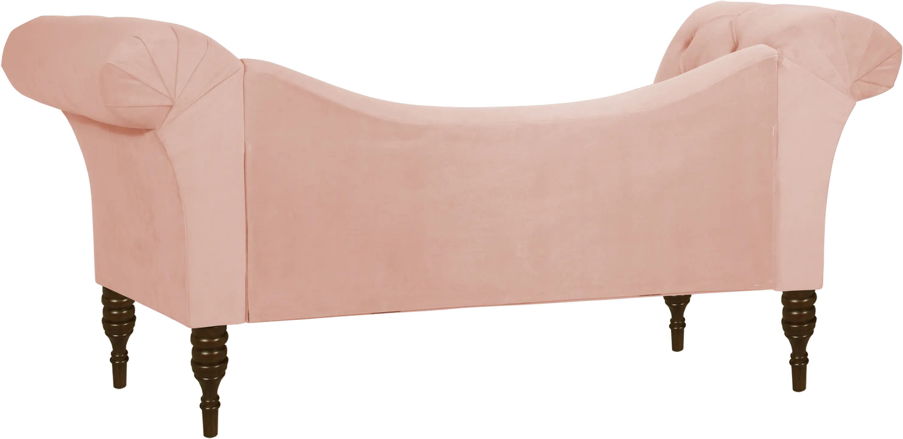 6006VLVTBLSH Edith Blush Pink Velvet Tufted Lounge Chaise - Skyline Furniture-5