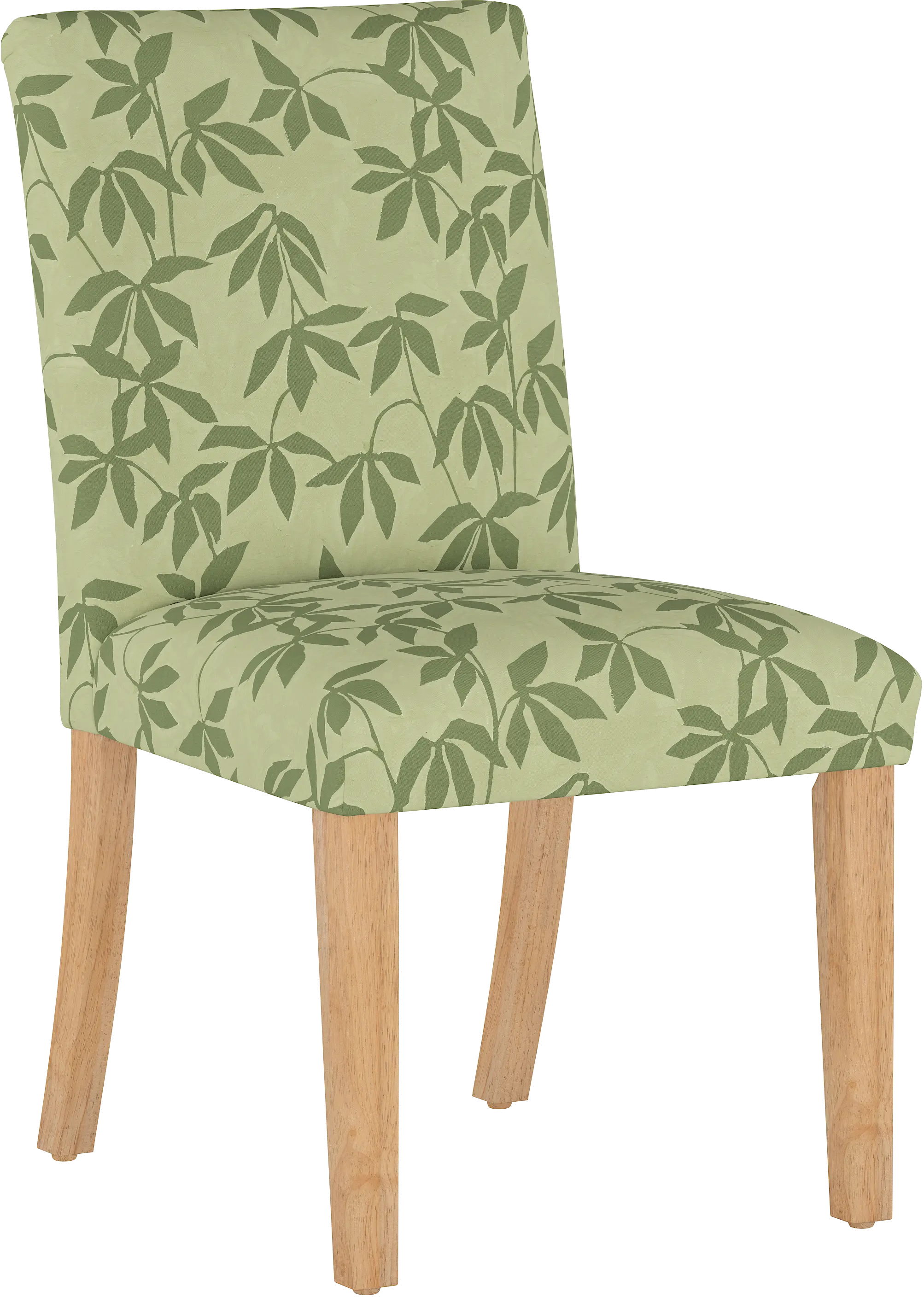 63-6NATLYNFLSGTNL Jennifer Floral Sage Upholstered Dining Chair - Skyline Furniture-1