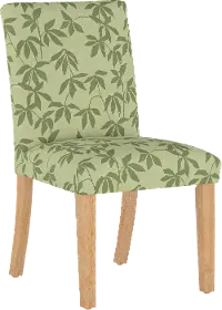 63-6NATLYNFLSGTNL Jennifer Floral Sage Upholstered Dining Chair - Skyline Furniture
