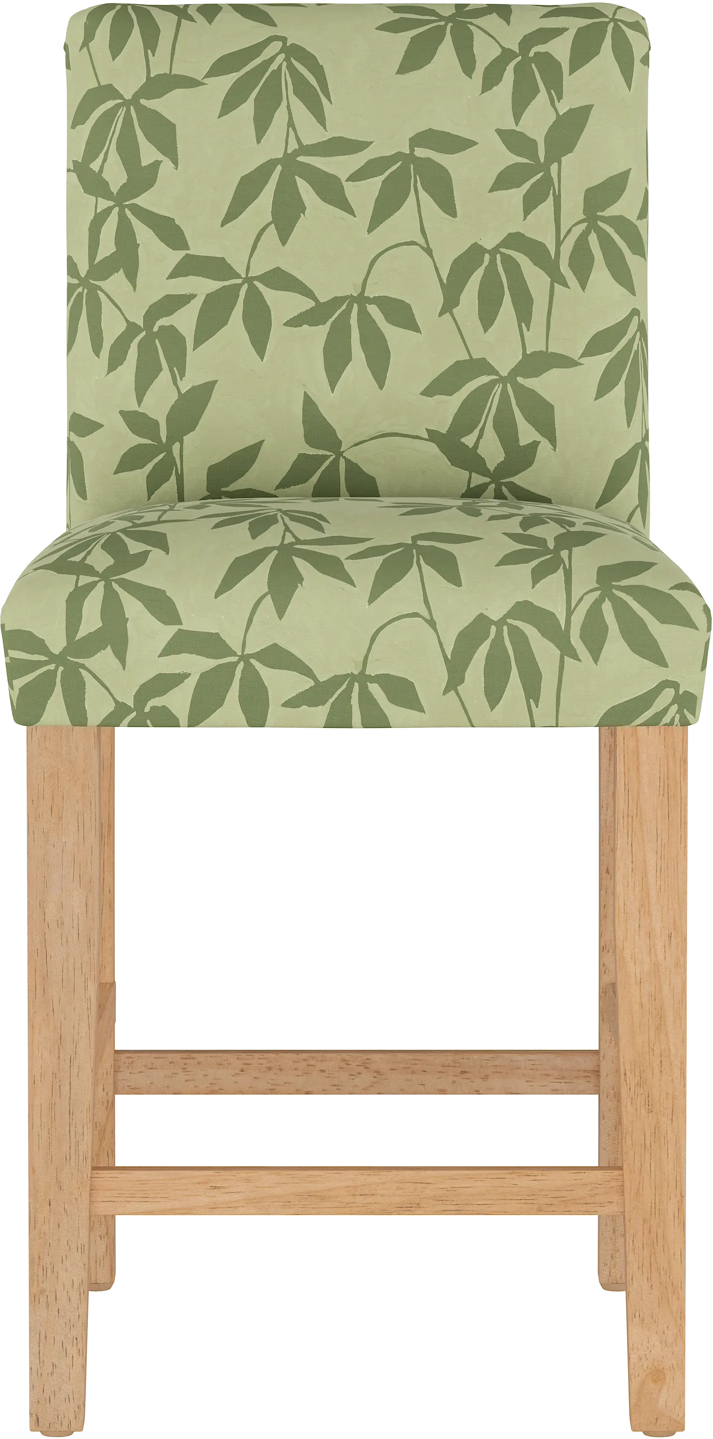 63-7NATLYNFLSGTNL Jennifer Floral Sage Upholstered Counter Height Stool - Skyline Furniture-3