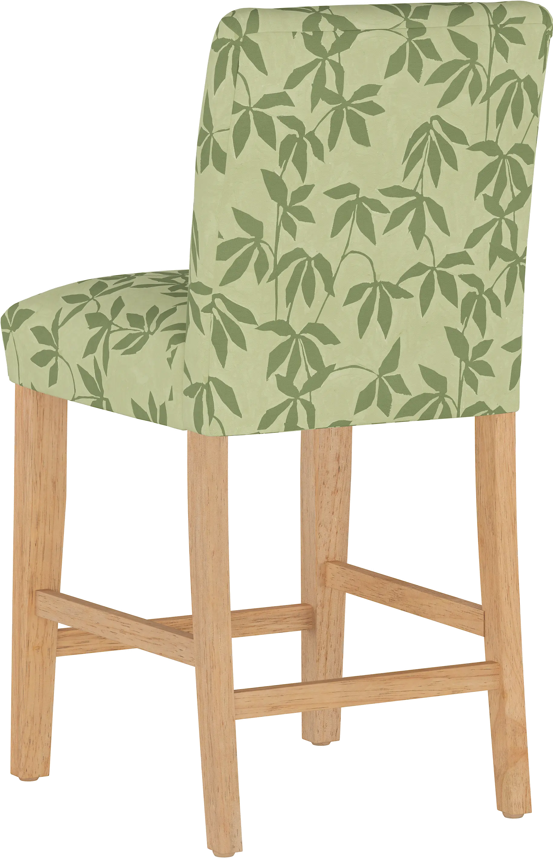 63-7NATLYNFLSGTNL Jennifer Floral Sage Upholstered Counter Height Stool - Skyline Furniture-5