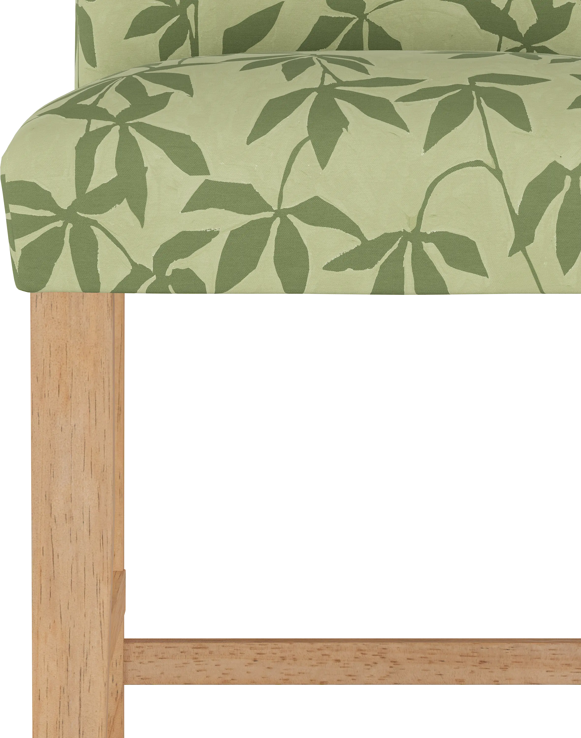 63-7NATLYNFLSGTNL Jennifer Floral Sage Upholstered Counter Height Stool - Skyline Furniture-2