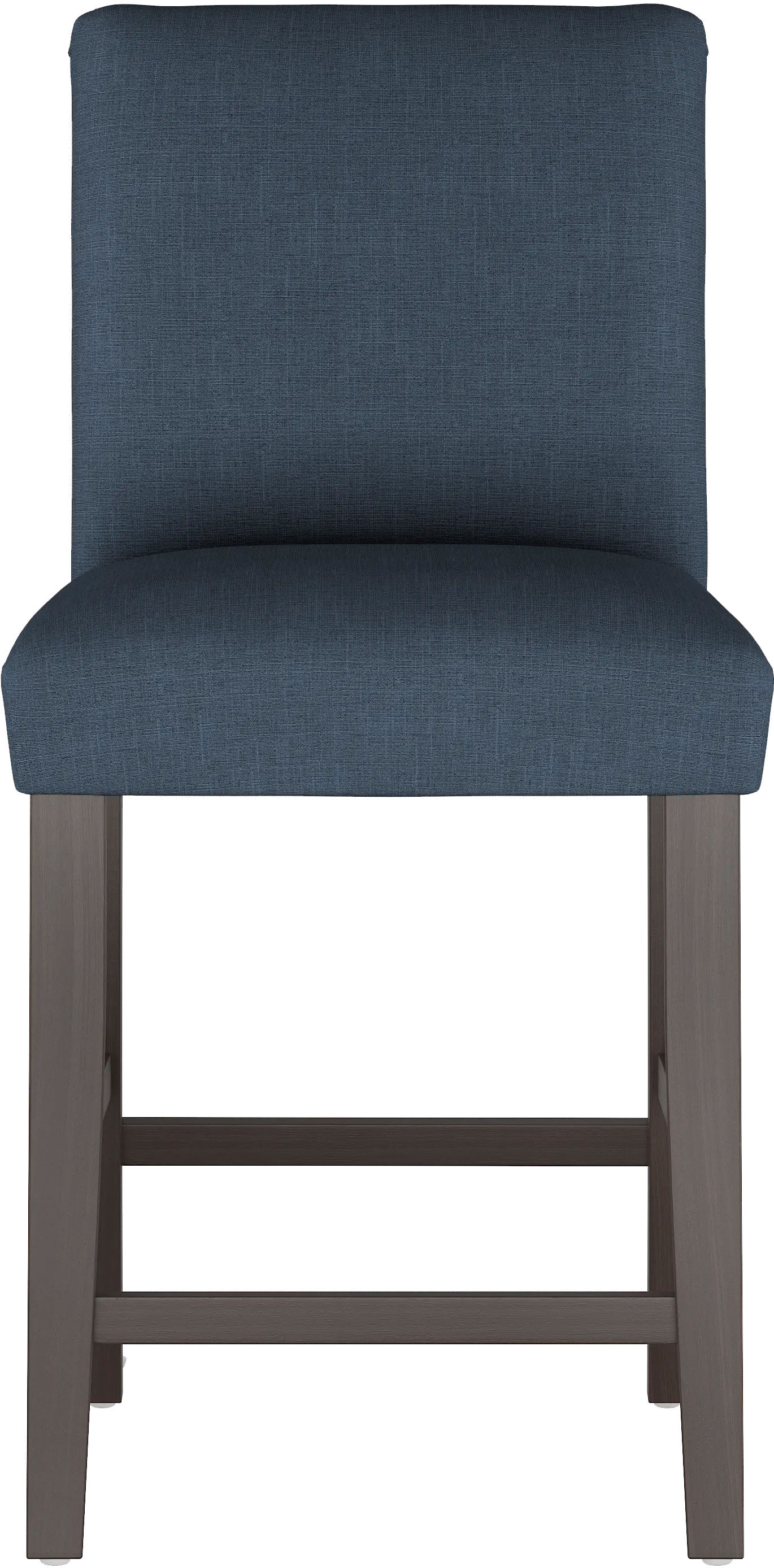 63-7ZMNV Zuma Navy Upholstered Counter Height Stool - Skyline Furniture-3