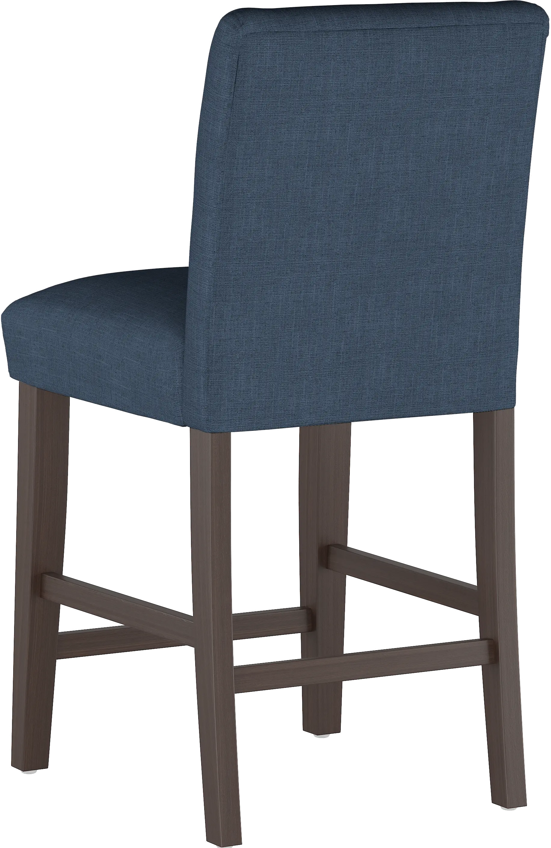 63-7ZMNV Zuma Navy Upholstered Counter Height Stool - Skyline Furniture-5