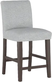 63-7ZMPMC Zuma Gray Upholstered Counter Height Stool - Skyline Furniture