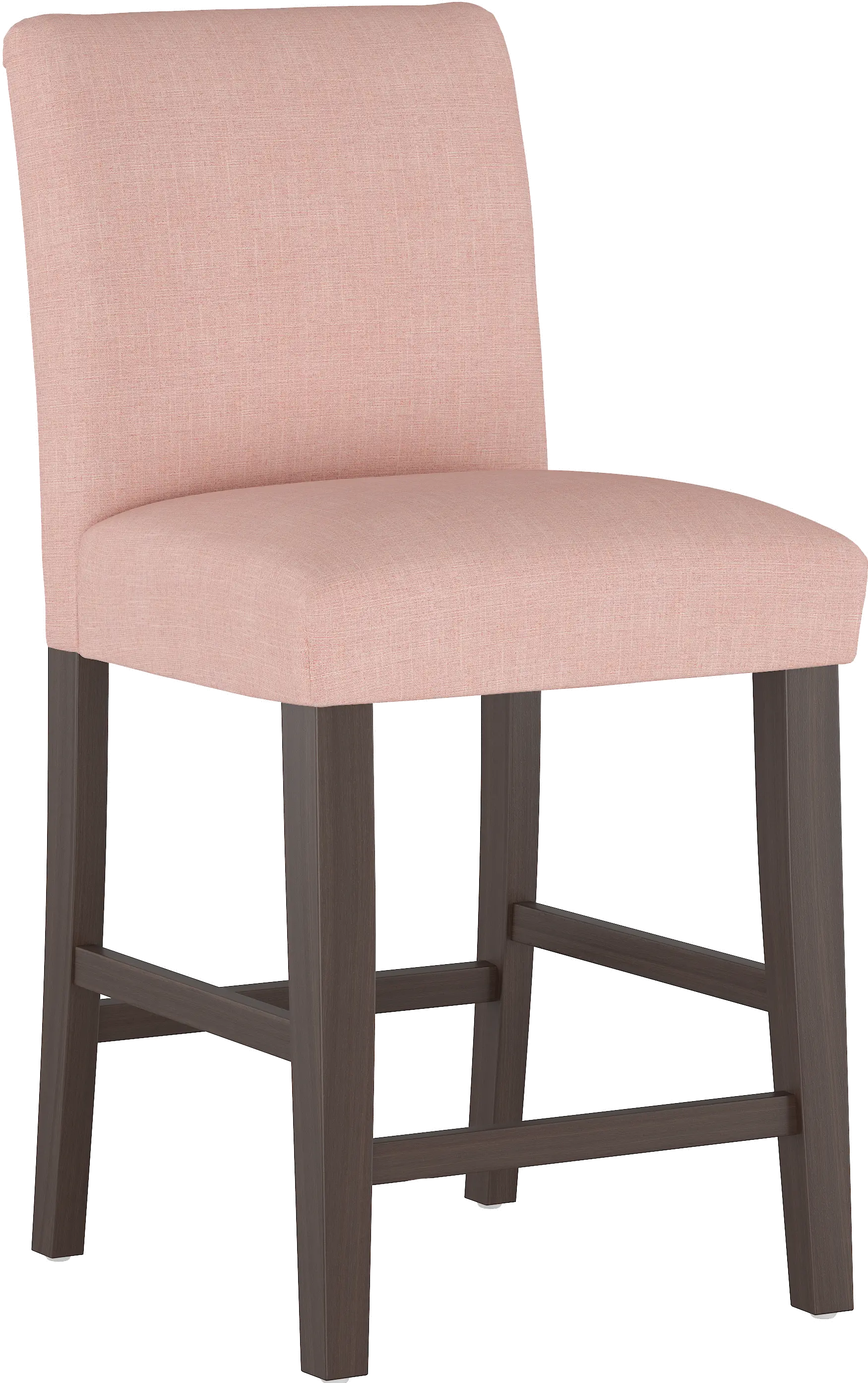 63-7ZMRSQ Zuma Pink Upholstered Counter Height Stool - Skyline Furniture-1