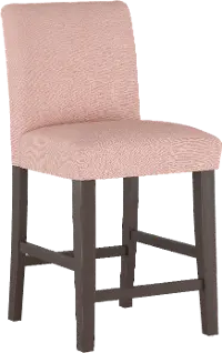 63-7ZMRSQ Zuma Pink Upholstered Counter Height Stool - Skyline Furniture