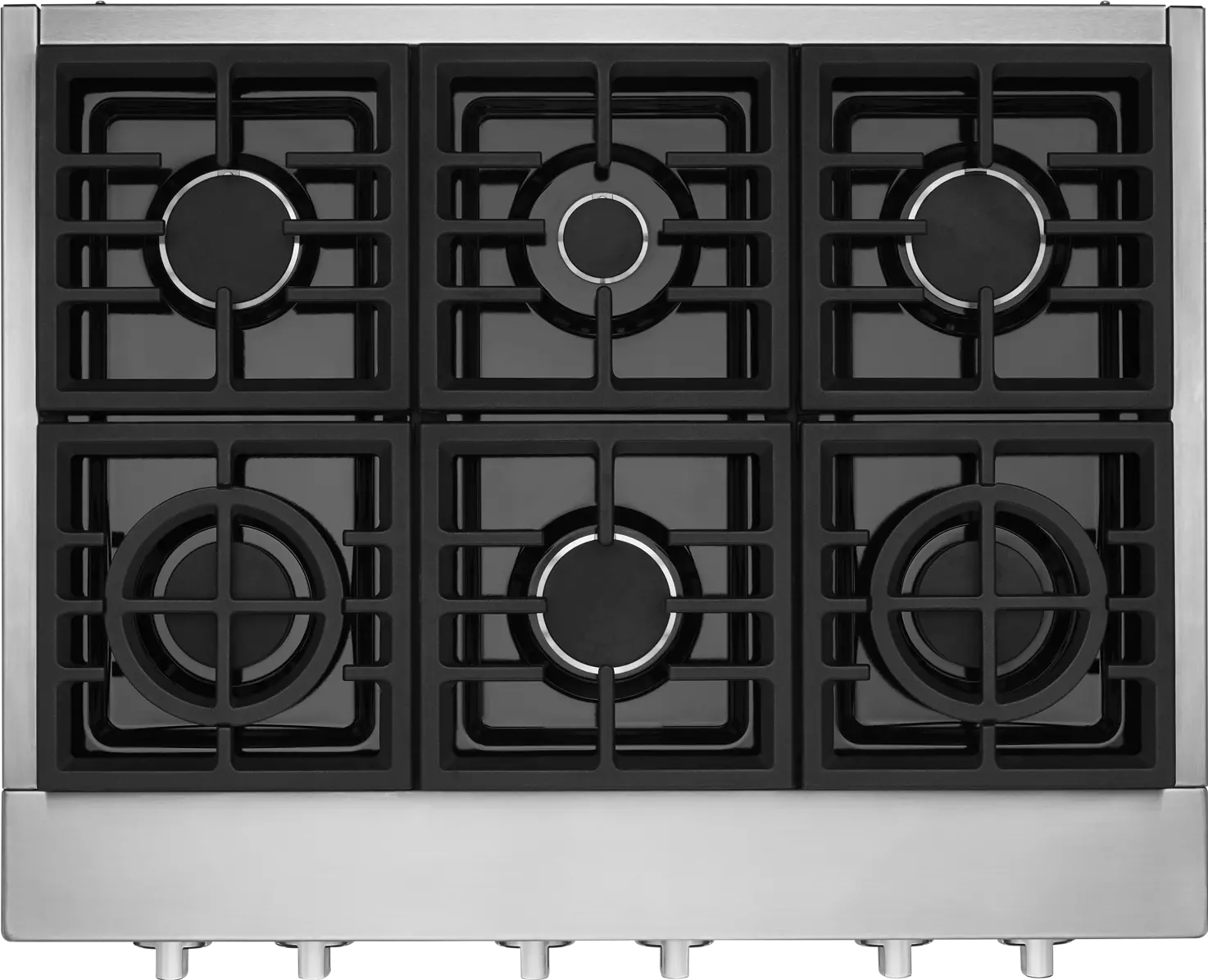 KCGC506JSS KitchenAid 36 Inch Commercial Gas Rangetop - Stainless Steel-3