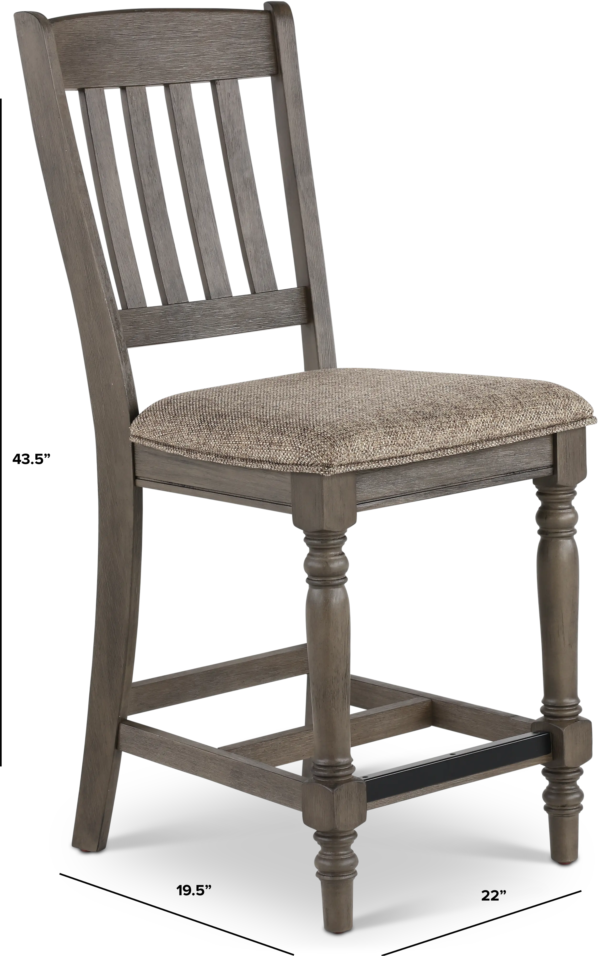 Balboa Light Brown Counter Height Stool-3