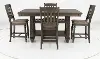 Balboa Light Brown 5 Piece Counter Height Dining Room Set-8