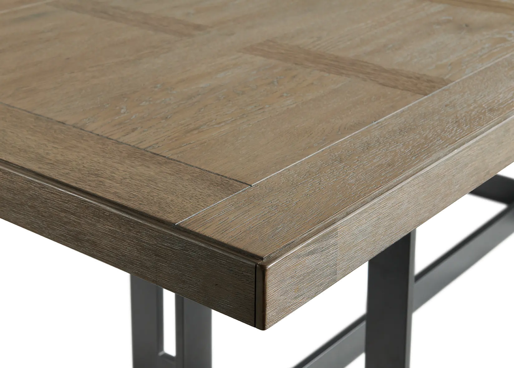 Eden Modern Beige and Metal Dining Table-6