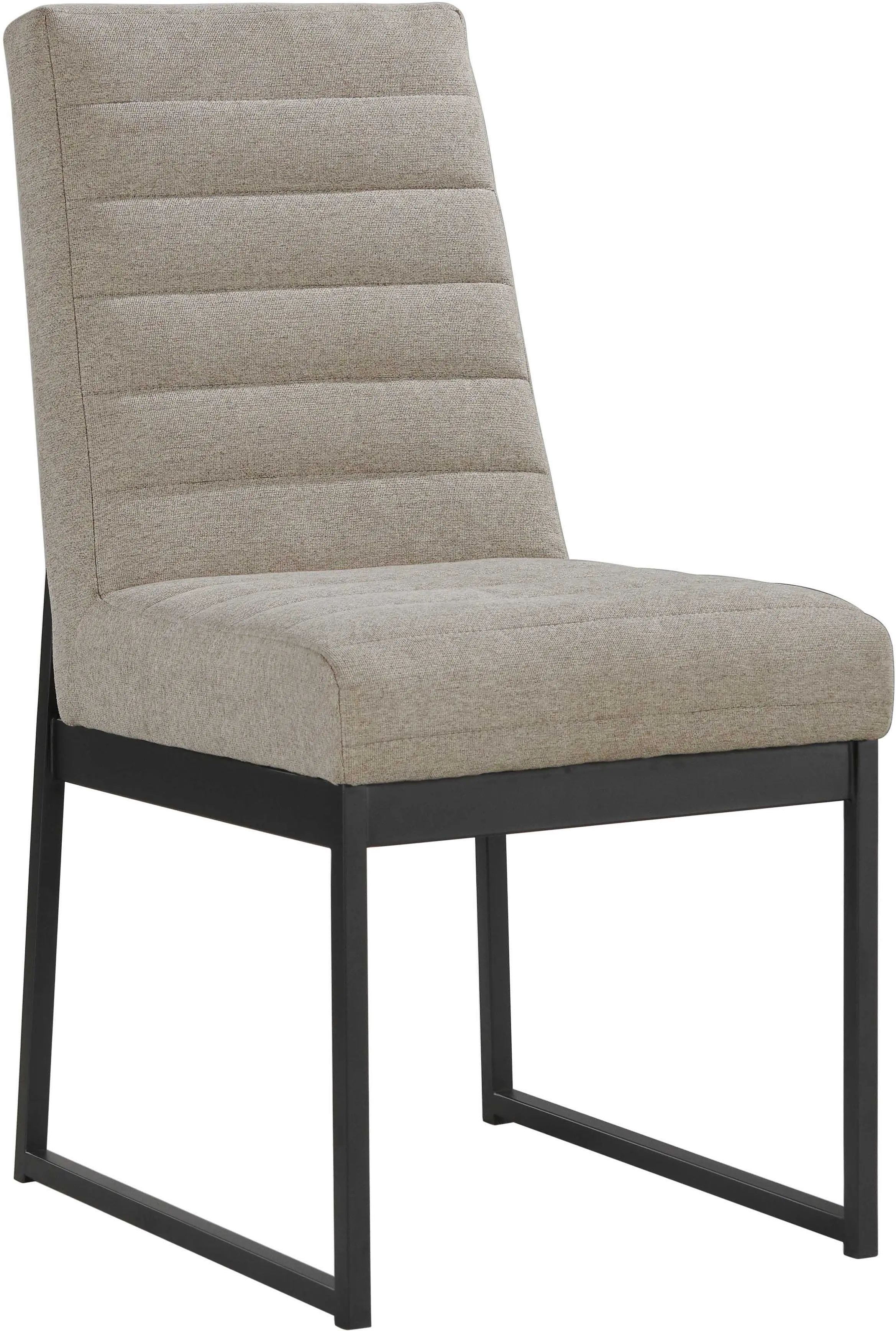 Eden Beige Upholstered Dining Room Chair-1