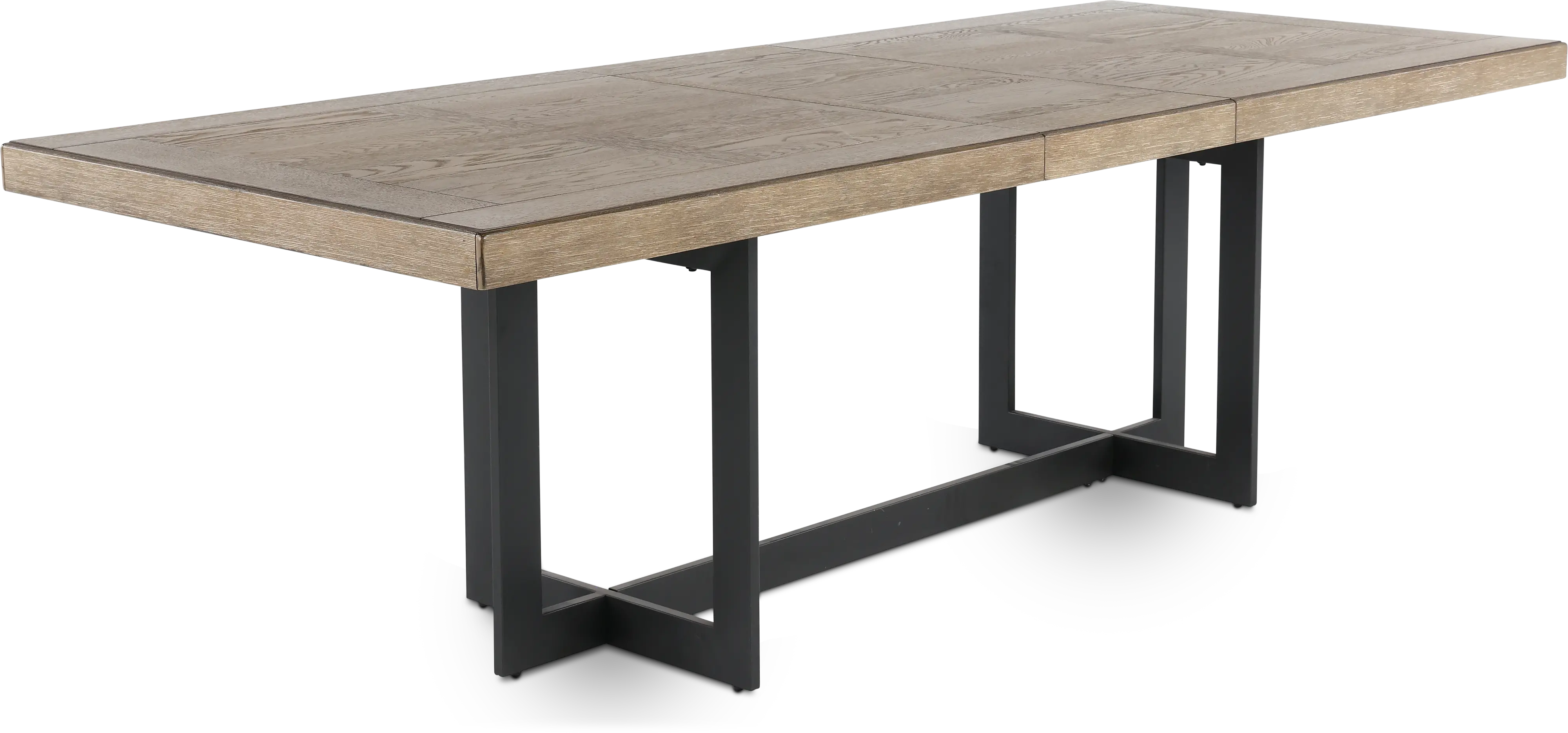 Eden Modern Beige and Black Metal 5 Piece Dining Set-7