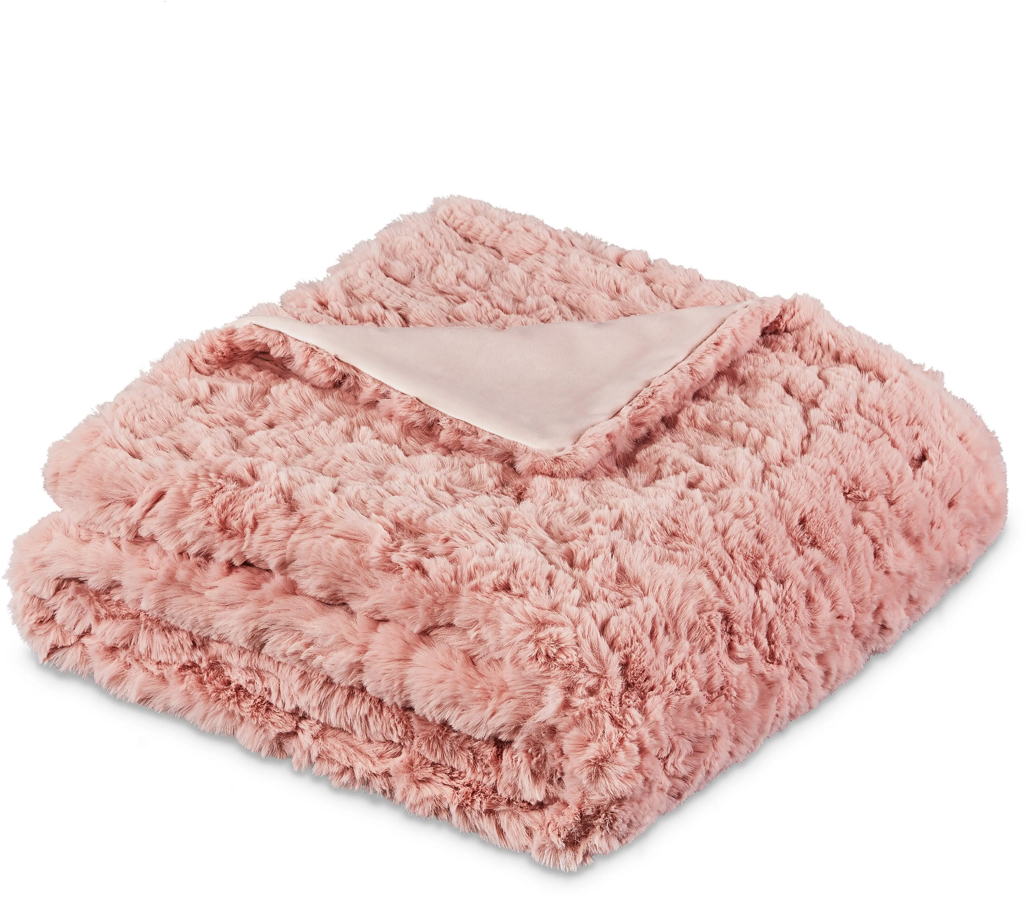 Quartz Pink Throw Blanket - Gretta-1