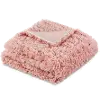 Quartz Pink Throw Blanket - Gretta