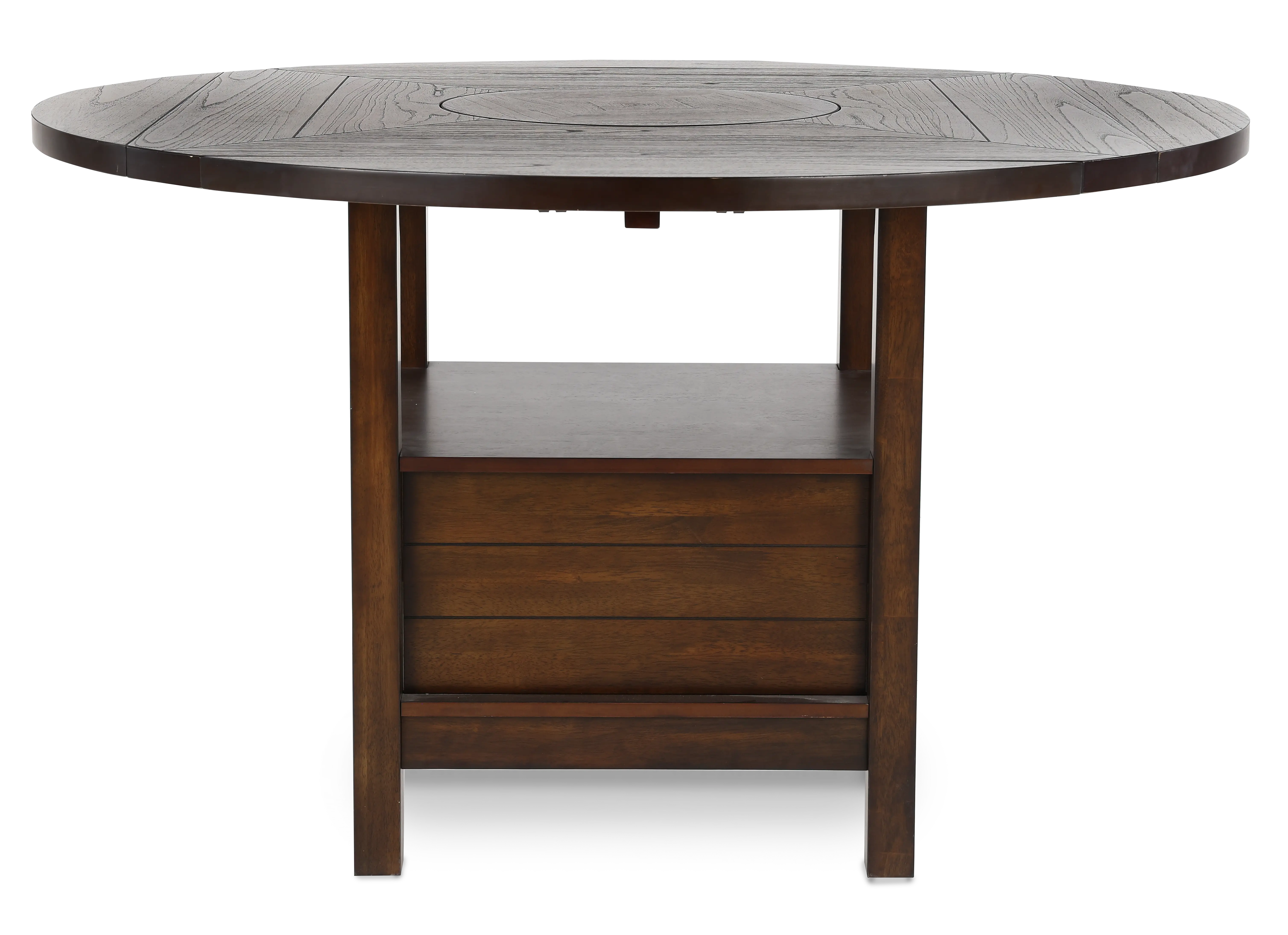 Madison Dark Brown Counter Height Round Dining Table-4
