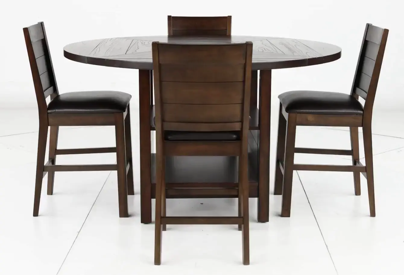 Madison Dark Brown 5 Piece Counter Height Dining Set-3