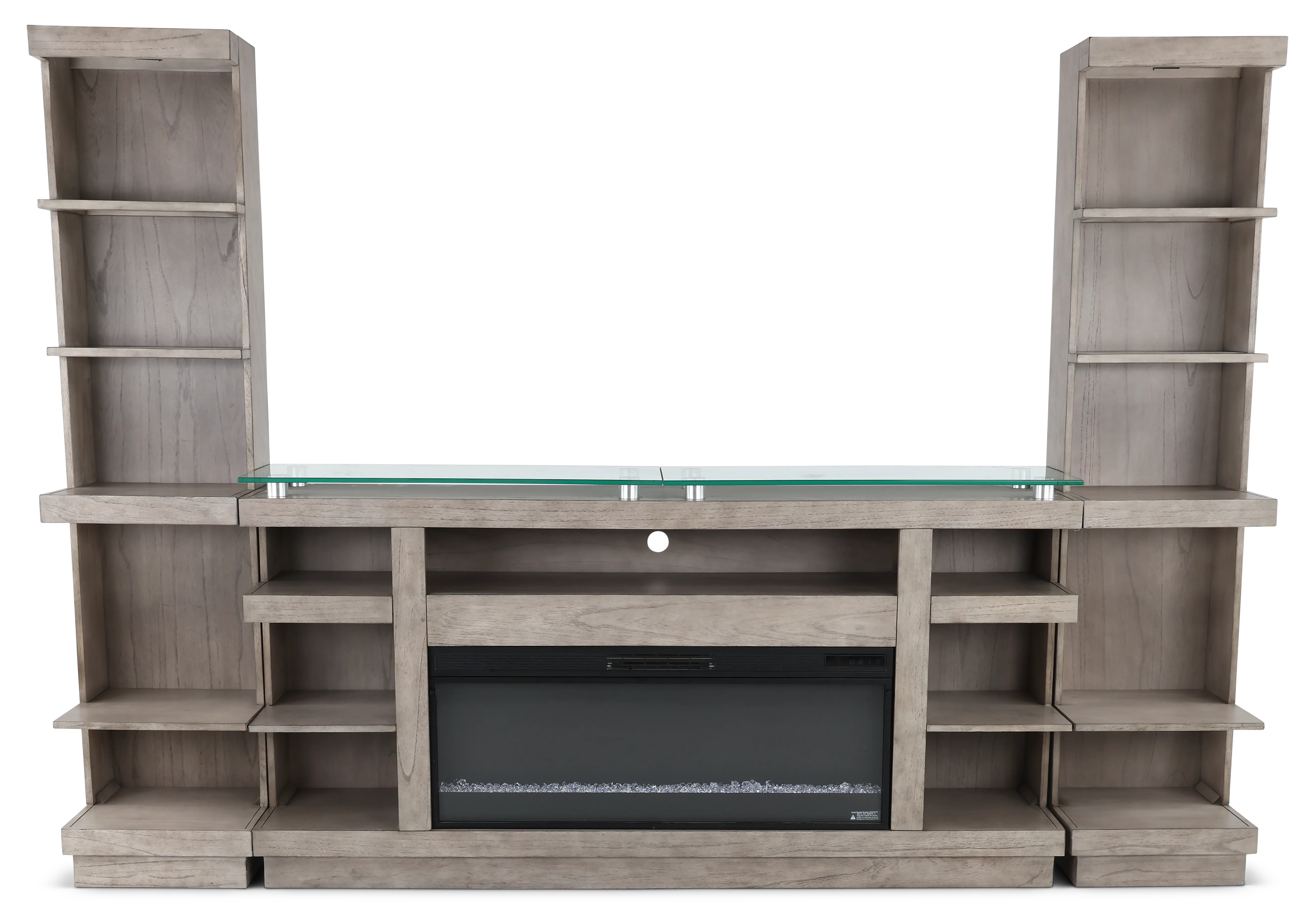 Celino Gray Fireplace Entertainment Center-1