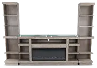 Celino Gray Fireplace Entertainment Center