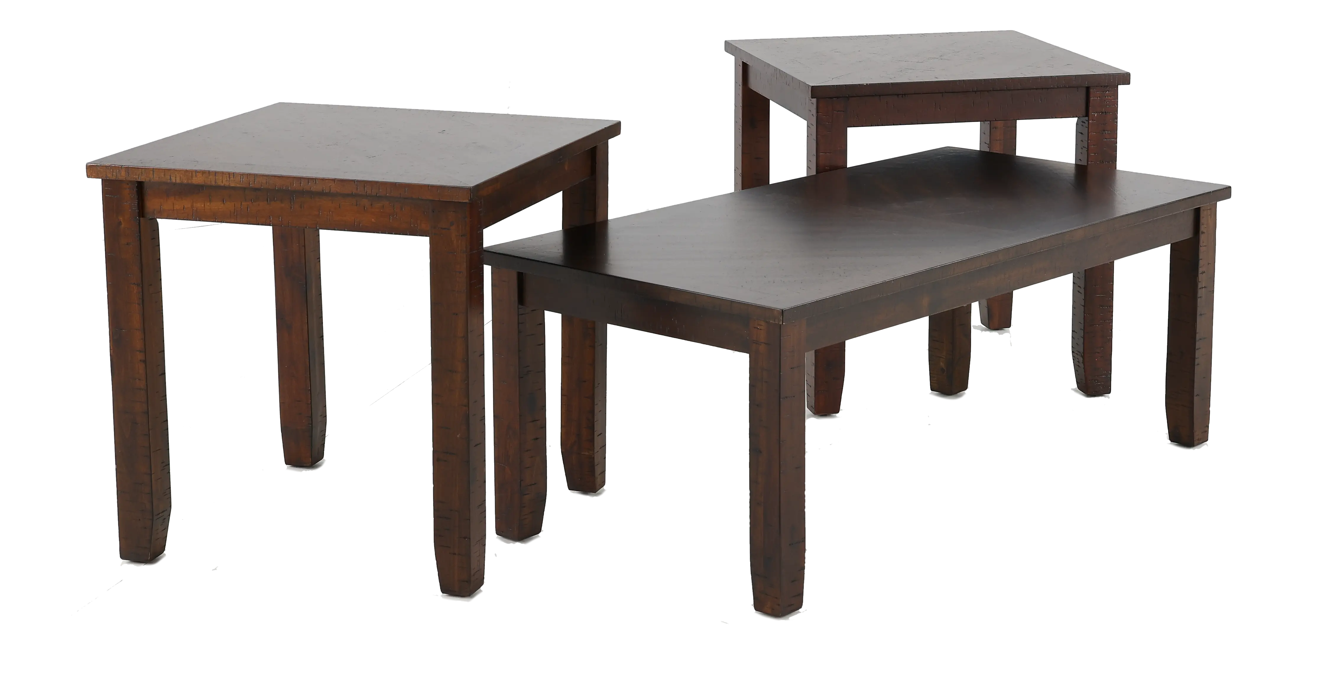 Jax Walnut Brown Table Group, Set of 3-1