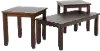 Jax Walnut Brown Table Group, Set of 3