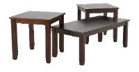 Jax Walnut Brown Table Group, Set of 3