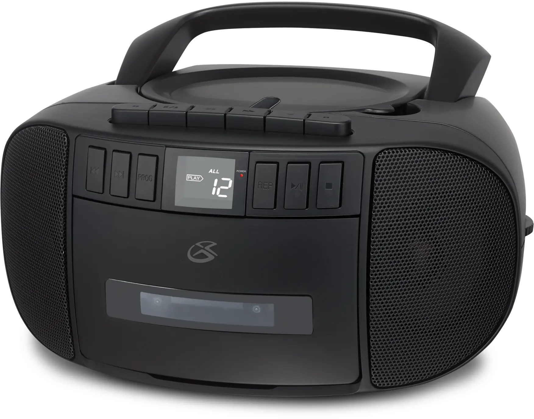 GPX Boombox with CD, Cassette and AM/FM Radio - Black | RC