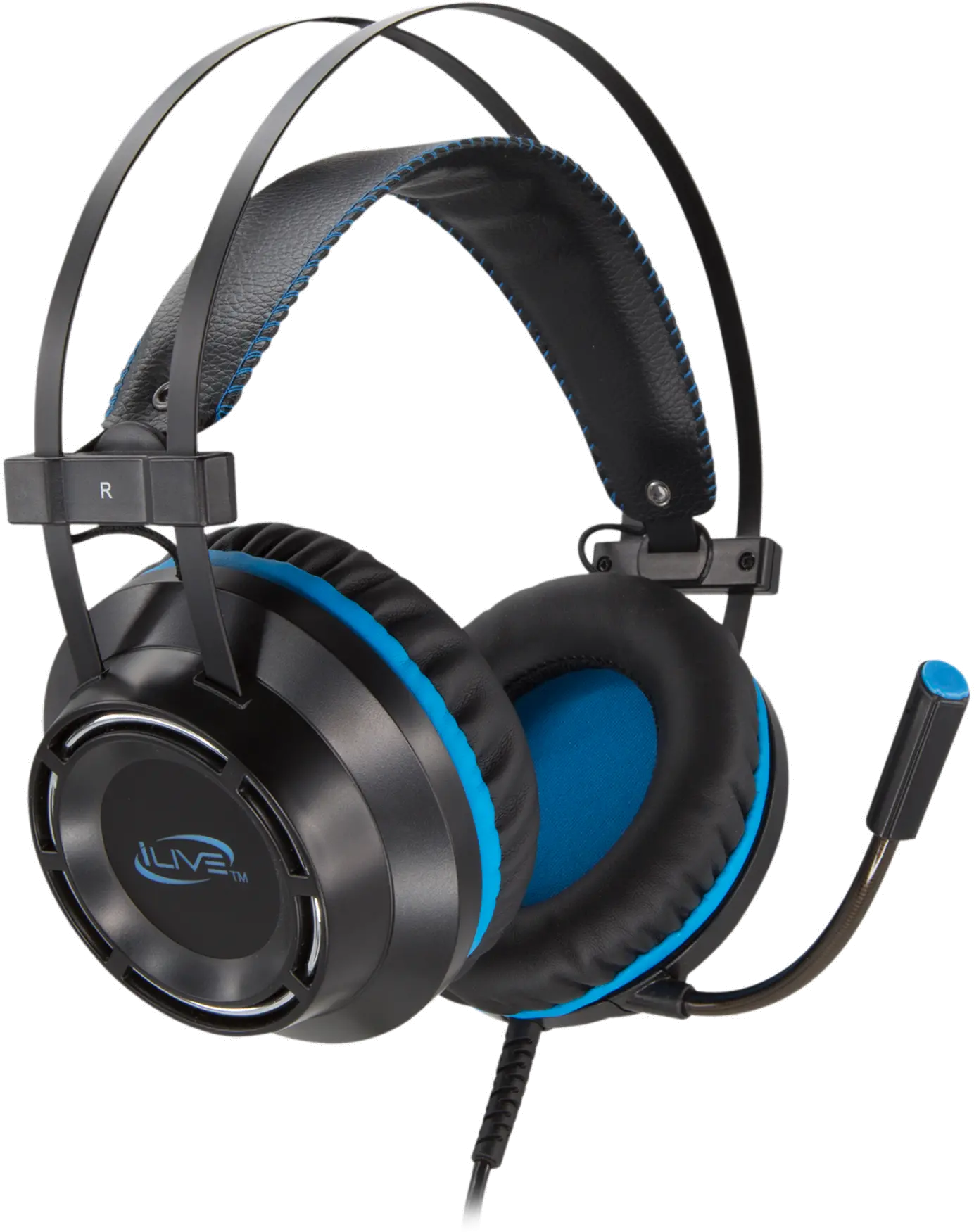 iLive Gaming Headphones with Microphone - Black-1