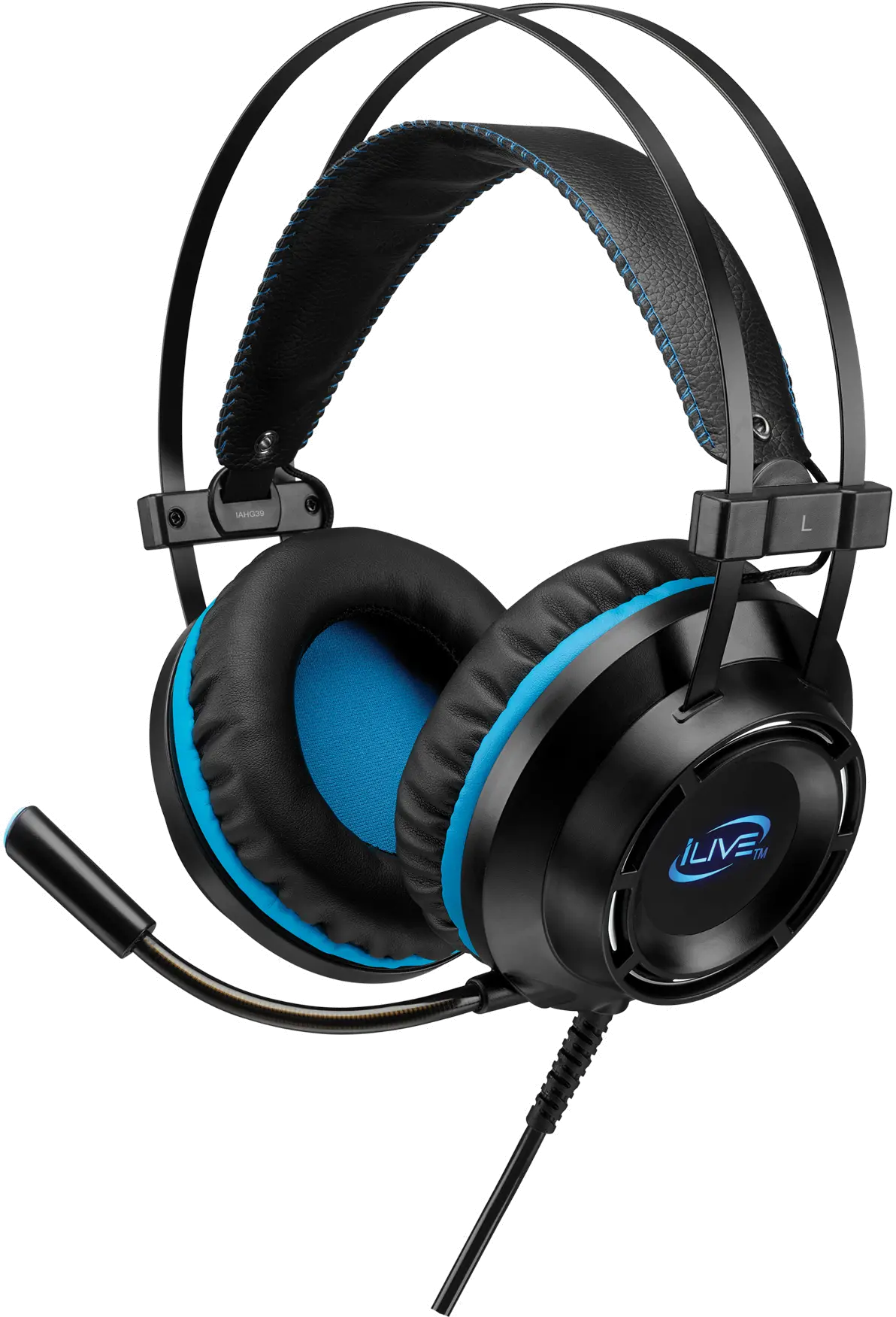 iLive Gaming Headphones with Microphone - Black-3
