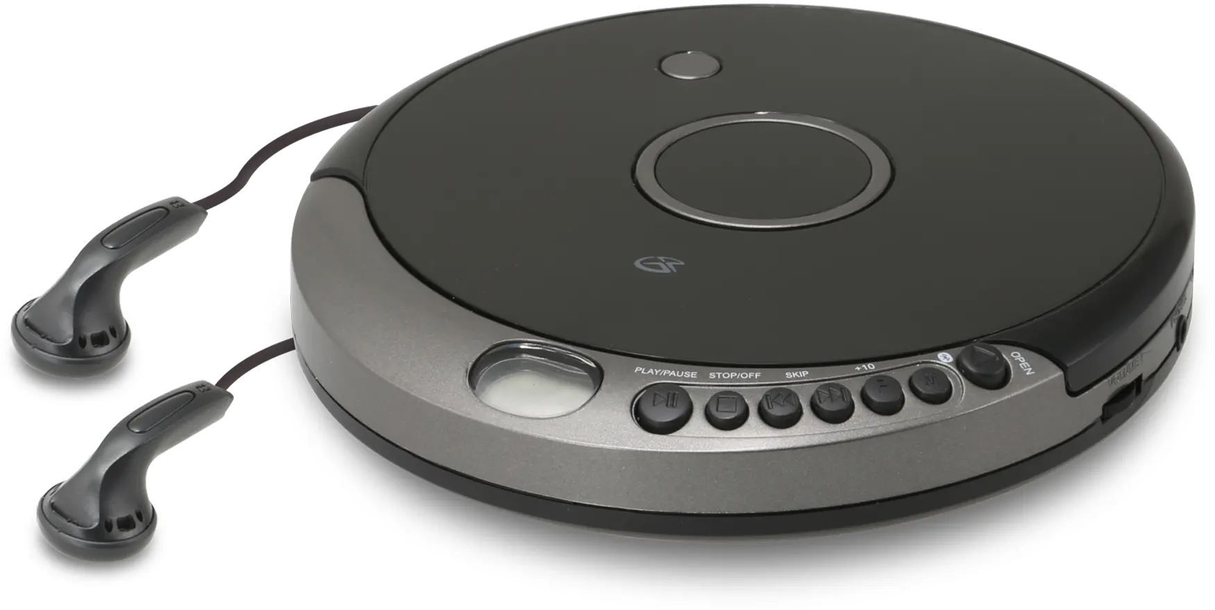 PCB319B GPX Portable Bluetooth CD and MP3 Player - Black-1
