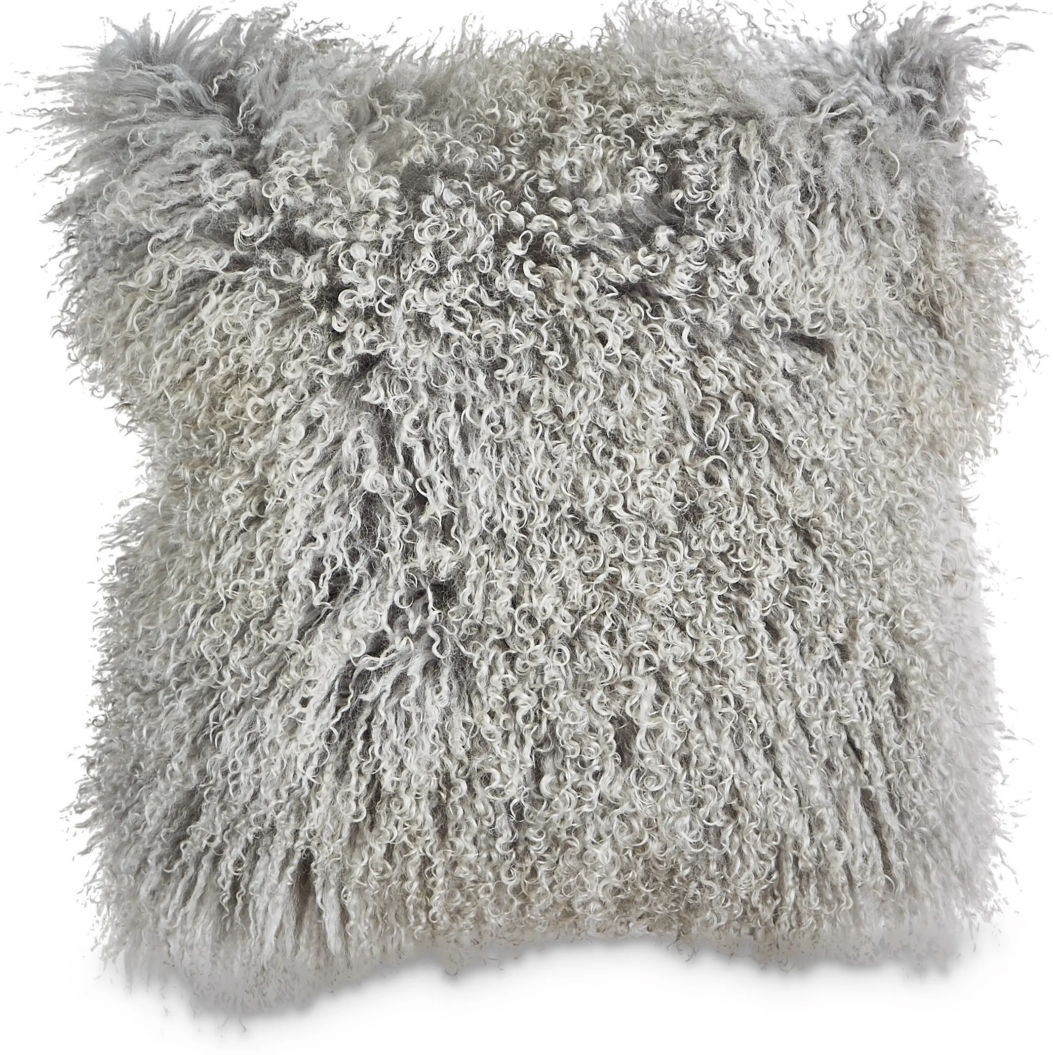 18 Inch Platinum Gray Throw Pillow - Lucas-1