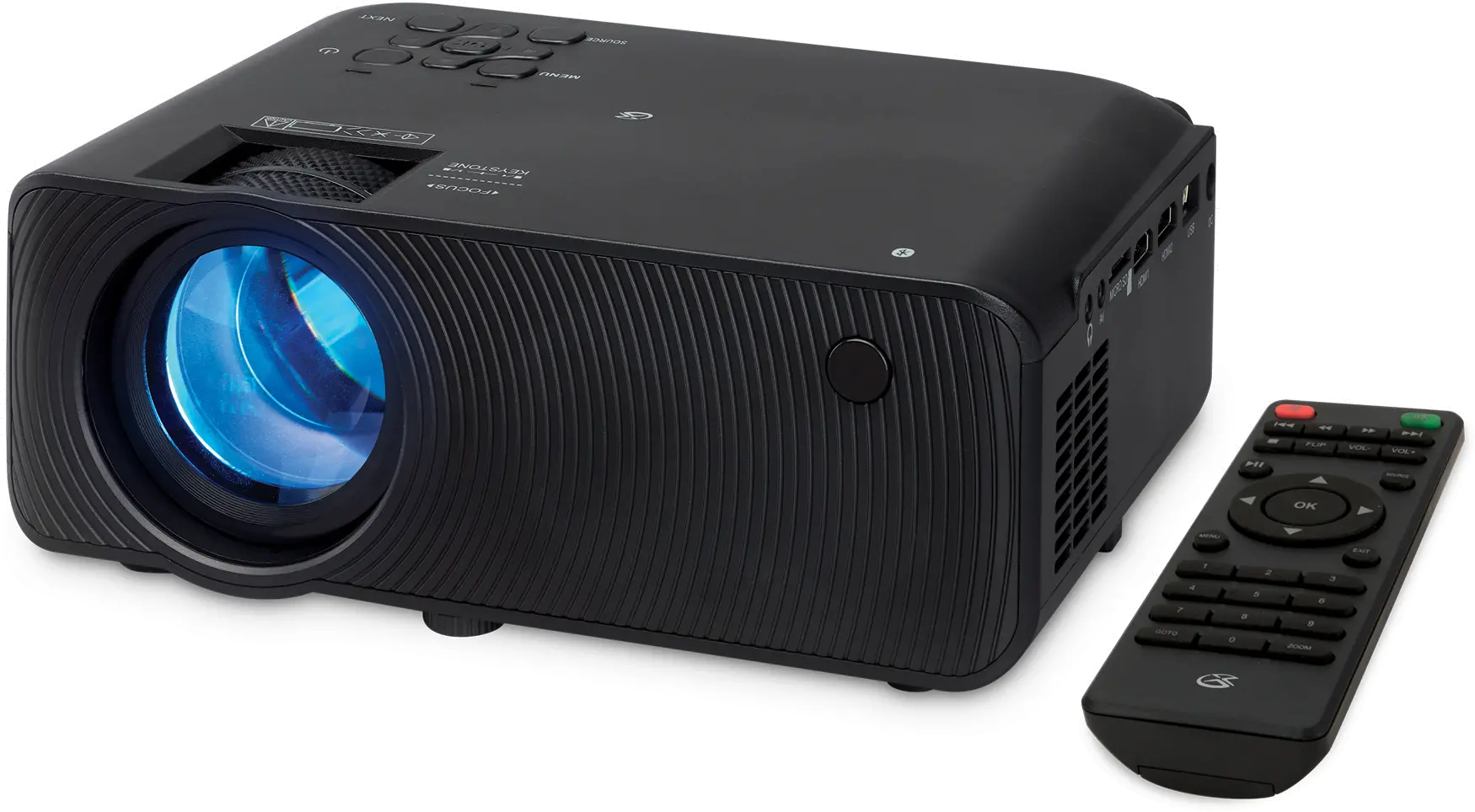 PJ609B GPX Black Mini Projector with Bluetooth-1