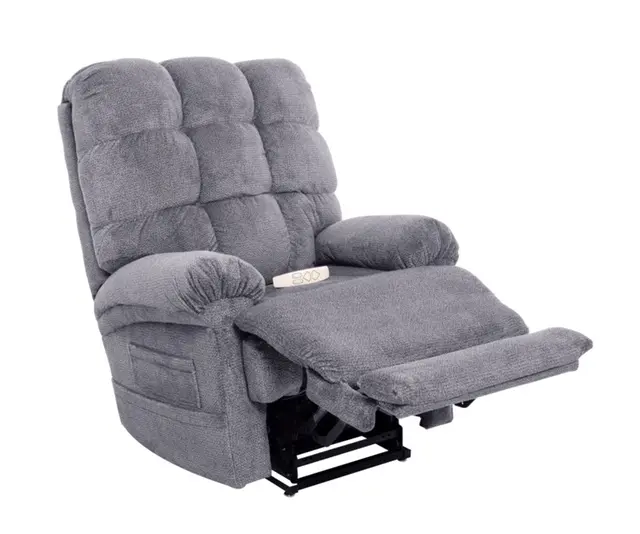 Venus Slate Gray Lift Recliner with Massage and Heat-2