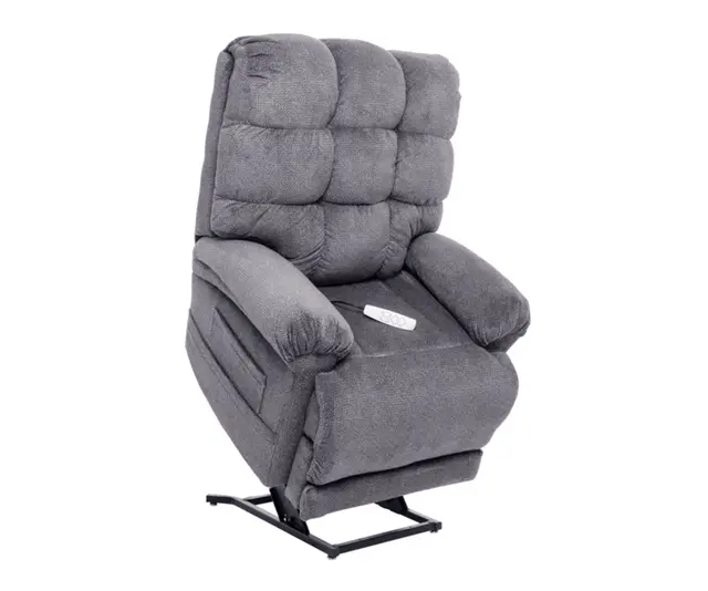 Venus Slate Gray Lift Recliner with Massage and Heat-4