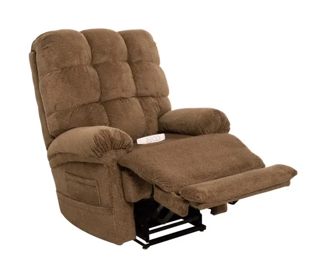 Venus Nutmeg Brown Lift Recliner with Massage and Heat-2